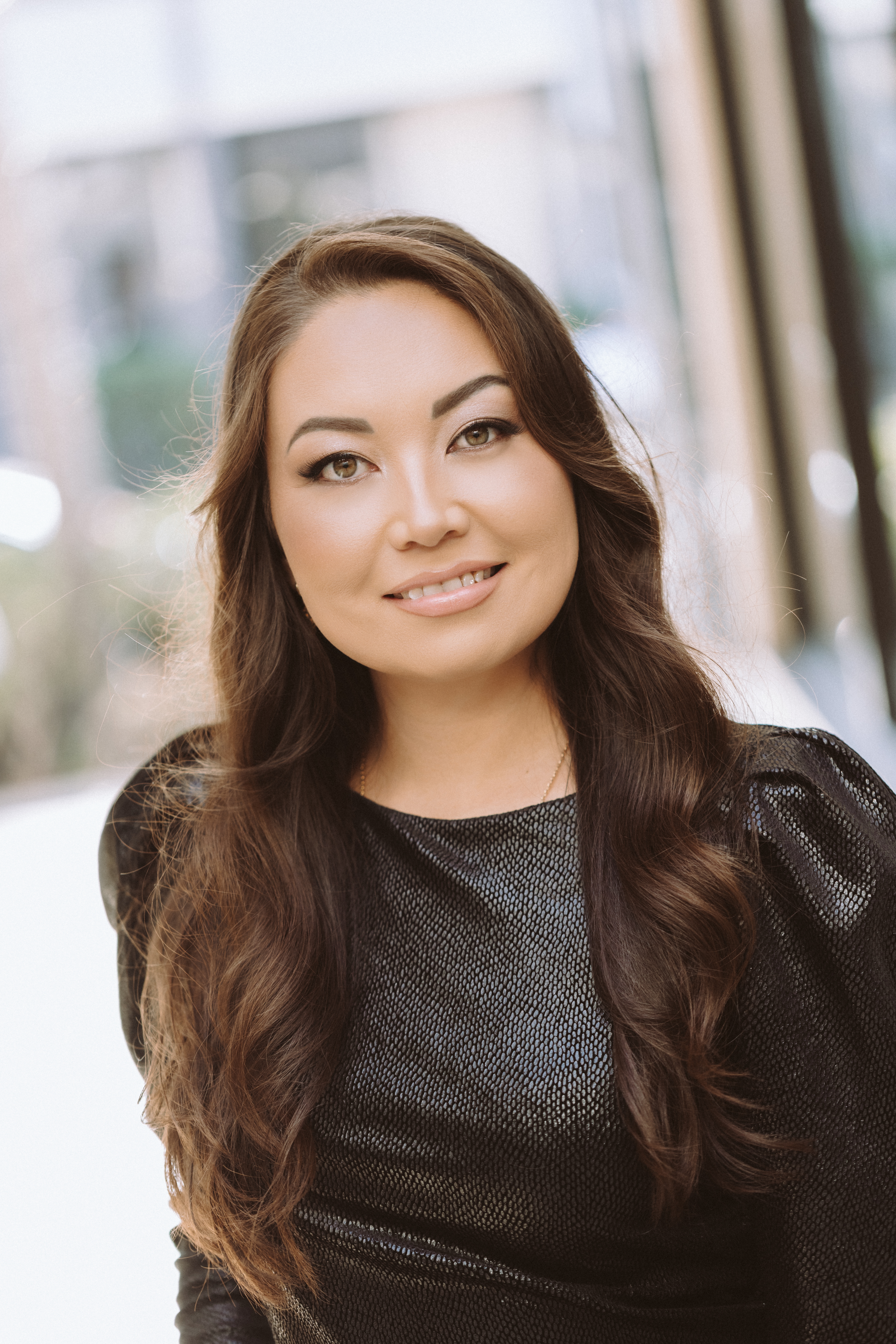 Portrait of Laura Bektemirova, founder of Laura Beverly Nails